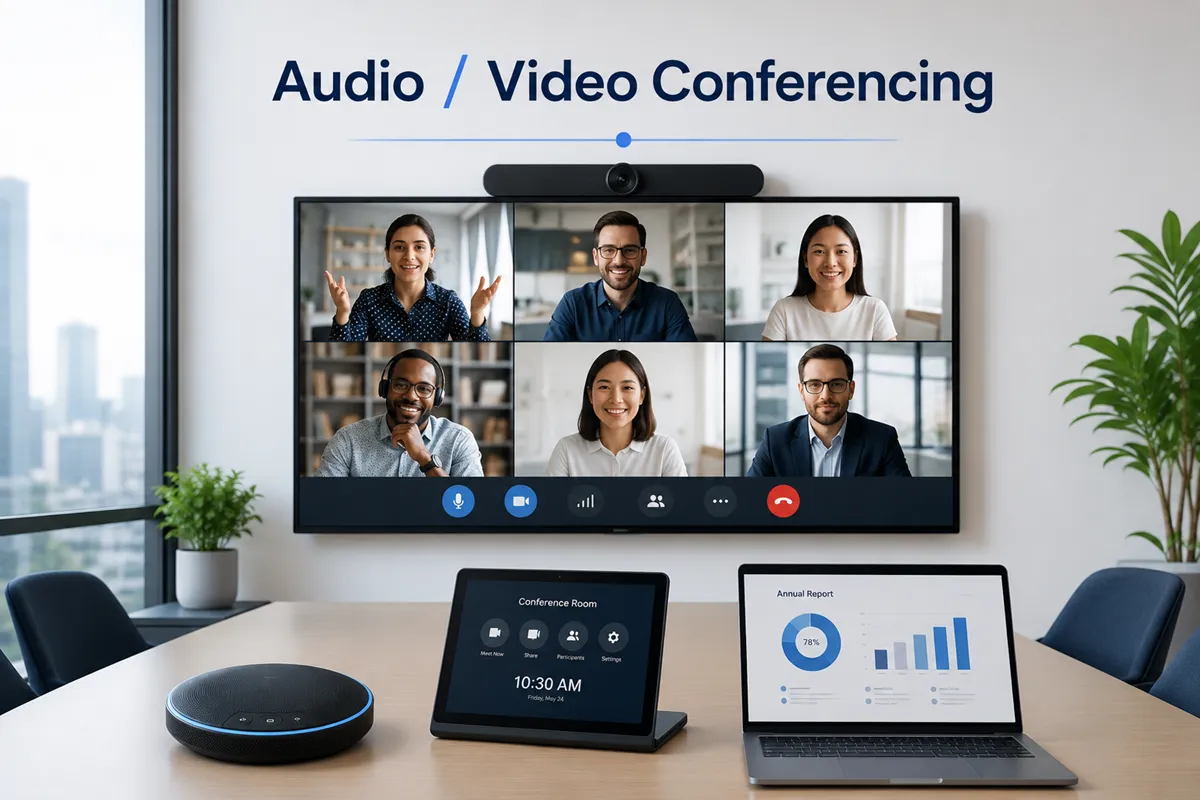 Audio Video Conferencing Smart Boardroom India