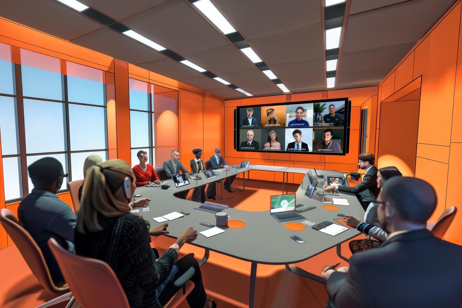 Audio Video Conferencing Smart Boardroom India